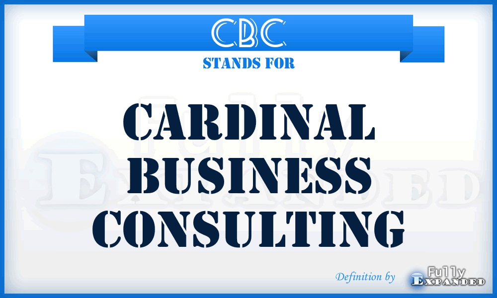 CBC - Cardinal Business Consulting