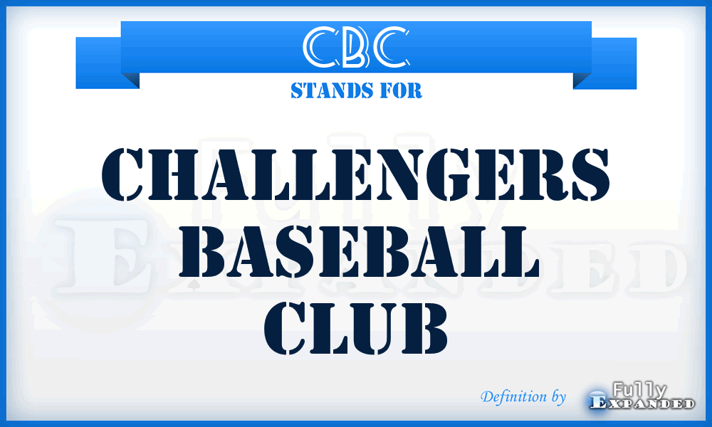 CBC - Challengers Baseball Club