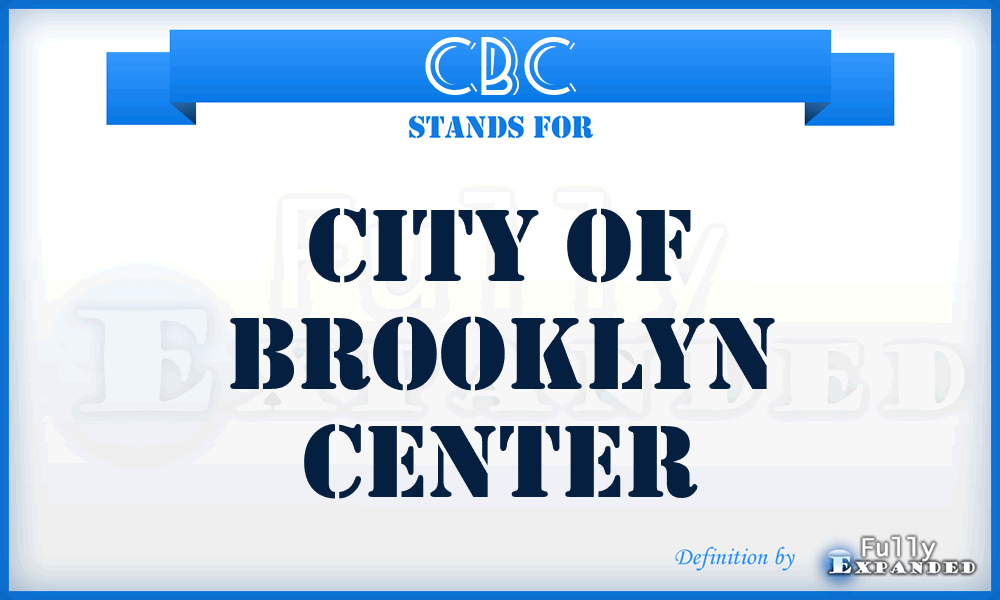 CBC - City of Brooklyn Center
