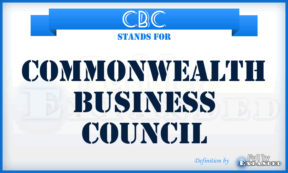 CBC - Commonwealth Business Council