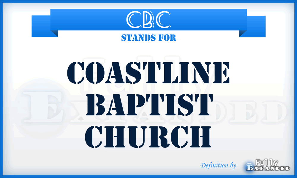 CBC - Coastline Baptist Church