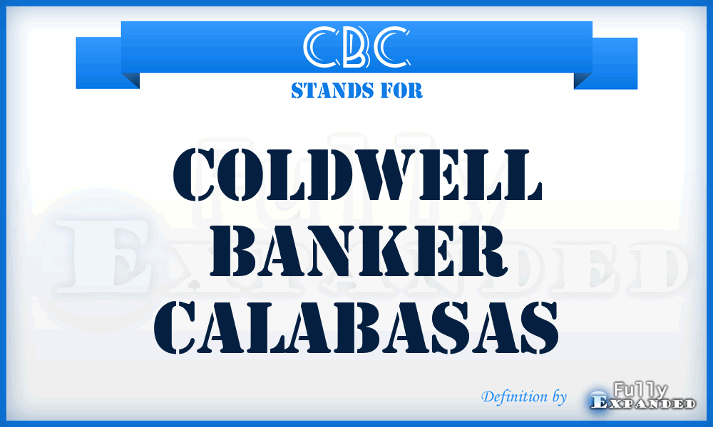 CBC - Coldwell Banker Calabasas