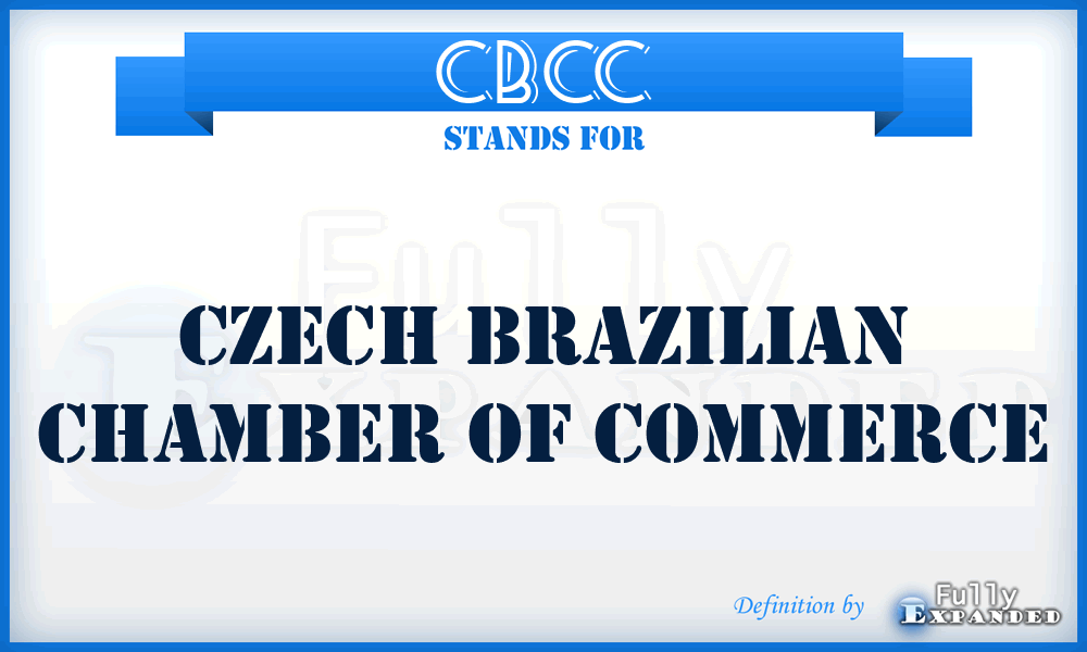 CBCC - Czech Brazilian Chamber of Commerce