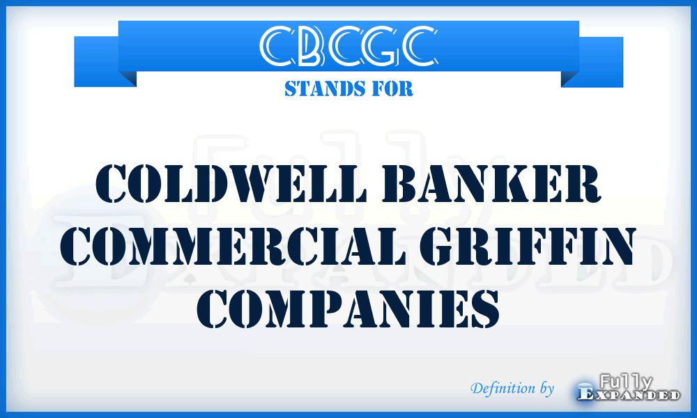 CBCGC - Coldwell Banker Commercial Griffin Companies