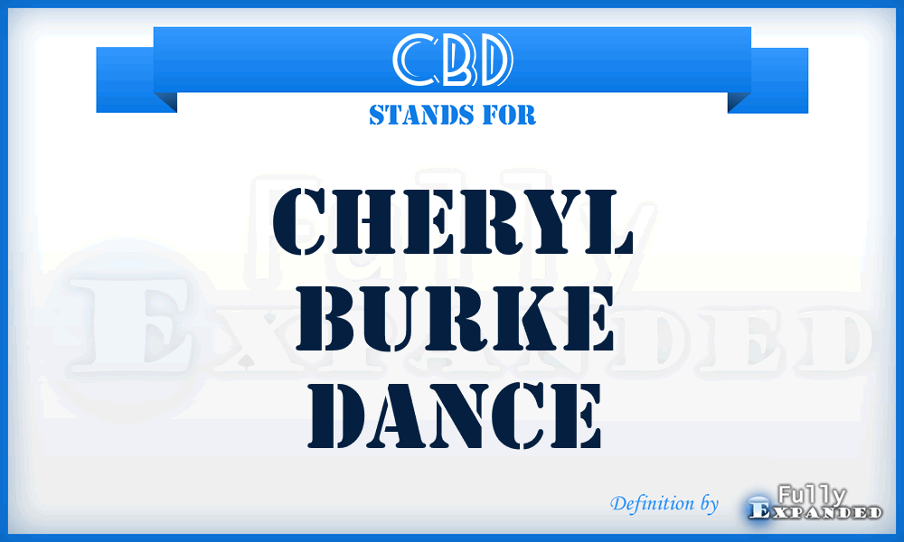 CBD - Cheryl Burke Dance