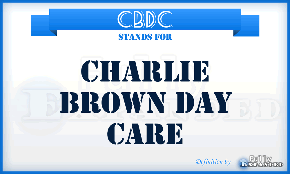 CBDC - Charlie Brown Day Care