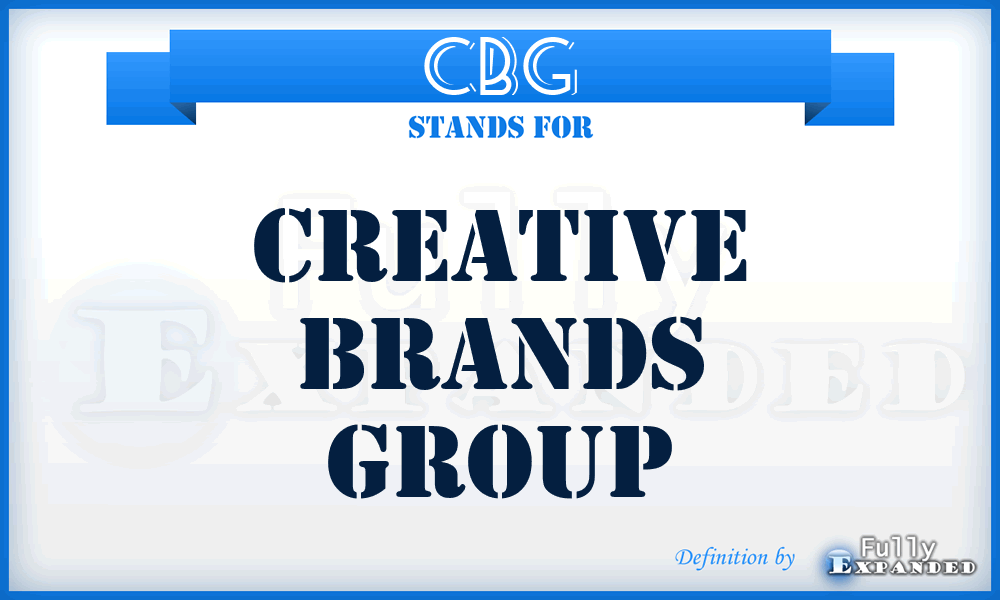 CBG - Creative Brands Group