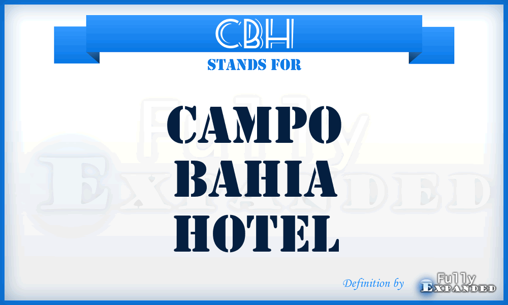 CBH - Campo Bahia Hotel