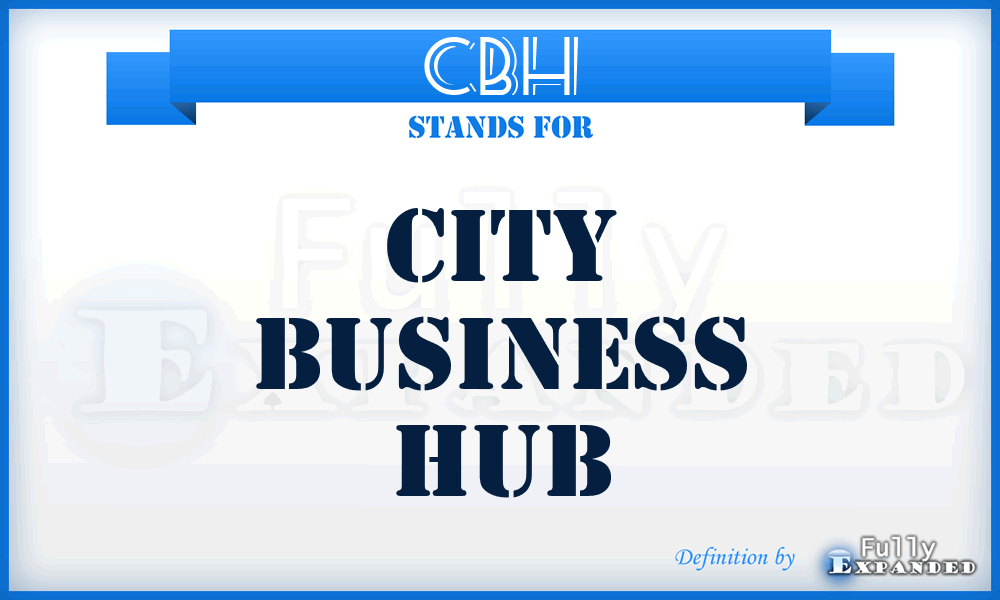 CBH - City Business Hub