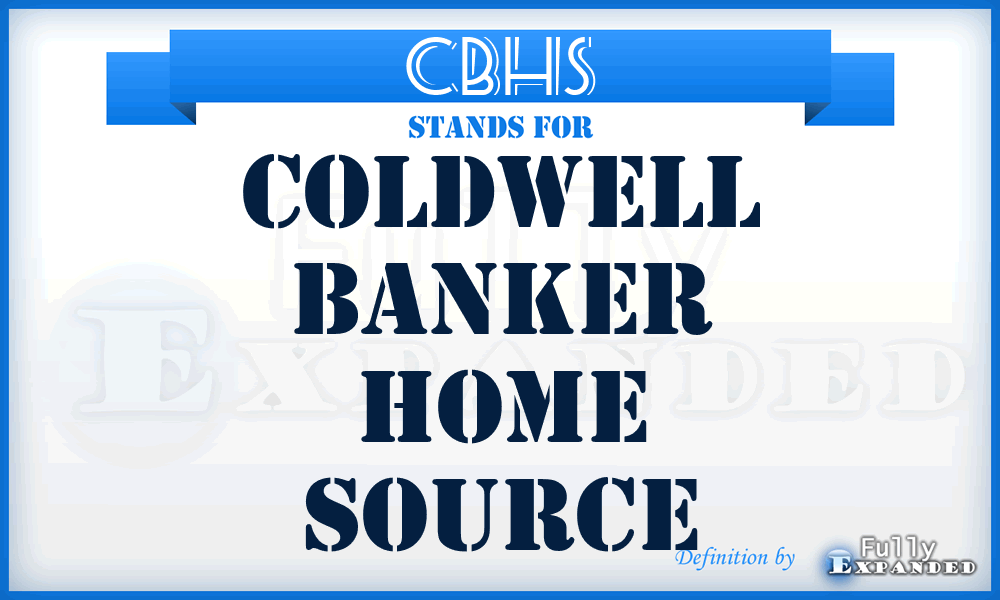 CBHS - Coldwell Banker Home Source