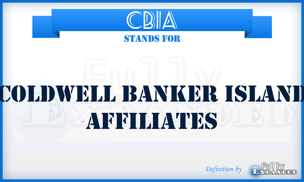 CBIA - Coldwell Banker Island Affiliates