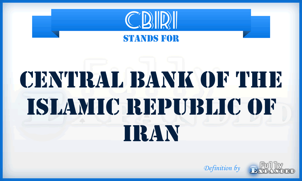 CBIRI - Central Bank of the Islamic Republic of Iran