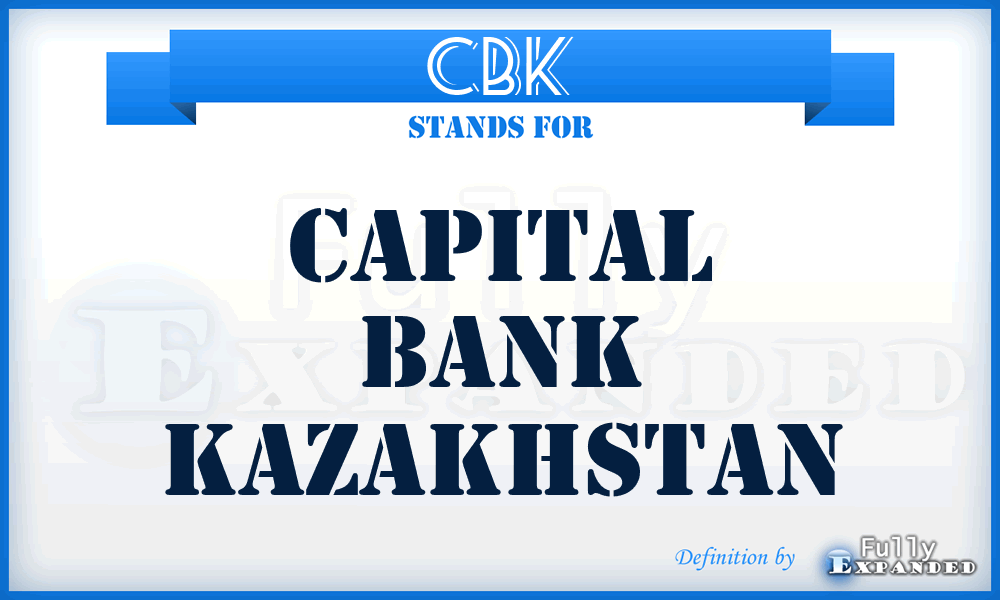 CBK - Capital Bank Kazakhstan