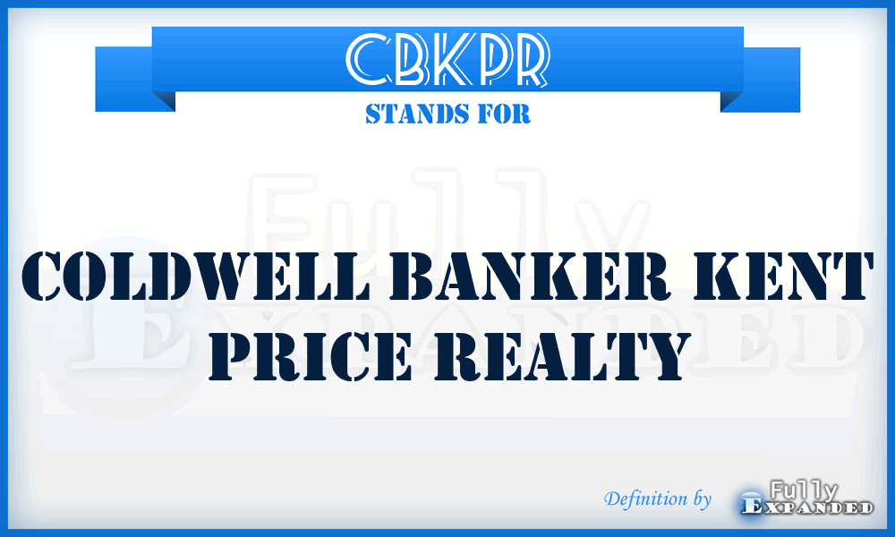 CBKPR - Coldwell Banker Kent Price Realty
