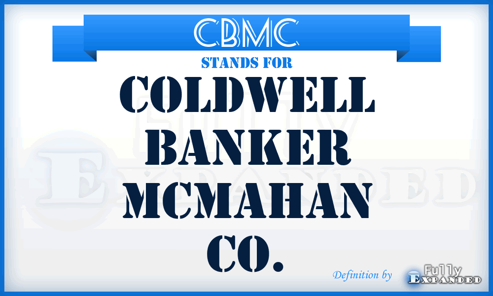 CBMC - Coldwell Banker Mcmahan Co.