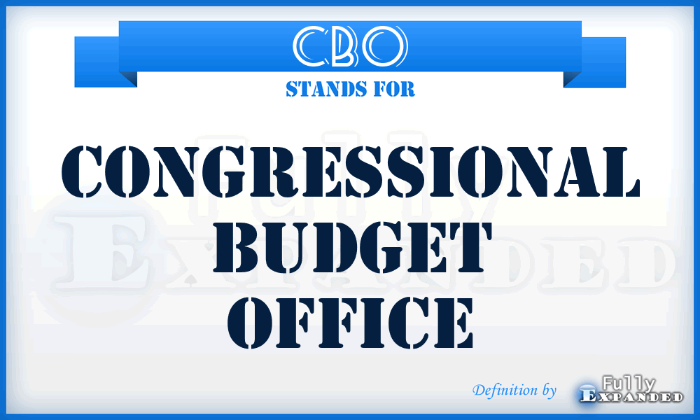 CBO - Congressional Budget Office