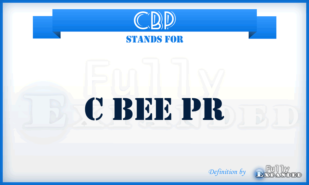 CBP - C Bee Pr