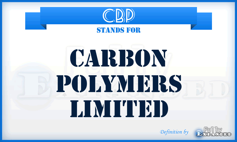 CBP - Carbon Polymers Limited