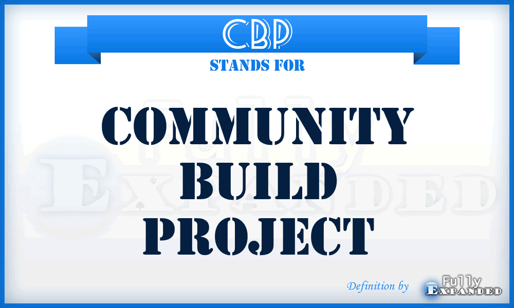 CBP - Community Build Project