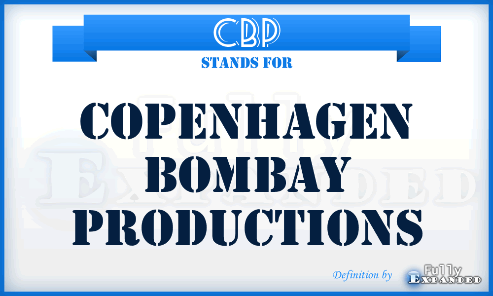 CBP - Copenhagen Bombay Productions