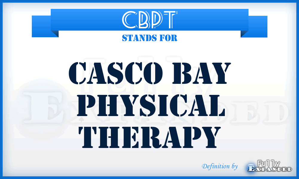 CBPT - Casco Bay Physical Therapy