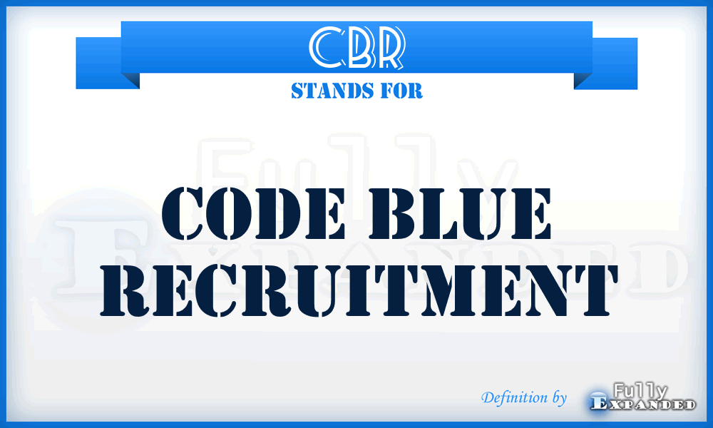 CBR - Code Blue Recruitment