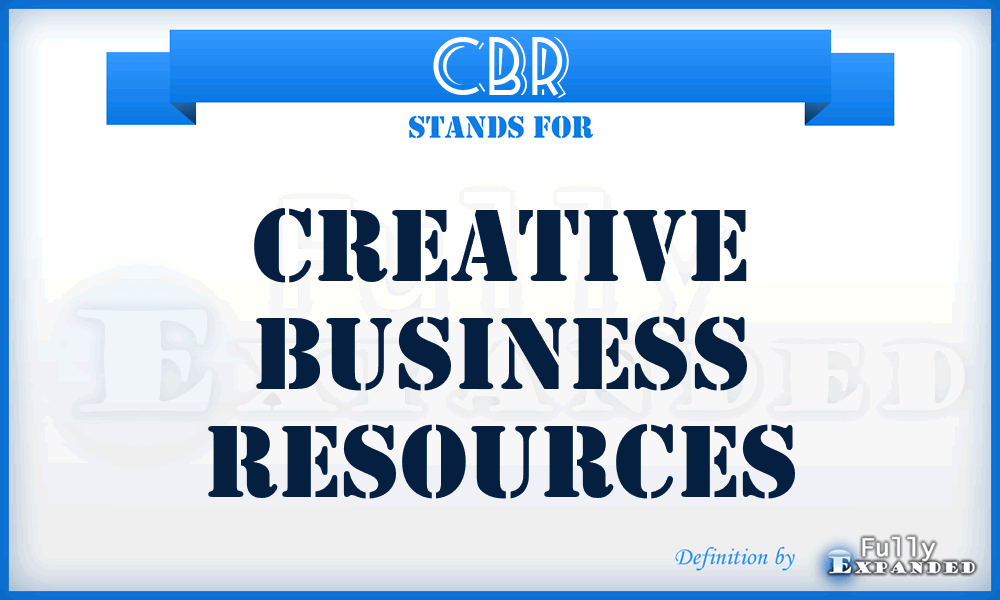 CBR - Creative Business Resources