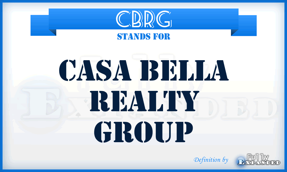 CBRG - Casa Bella Realty Group