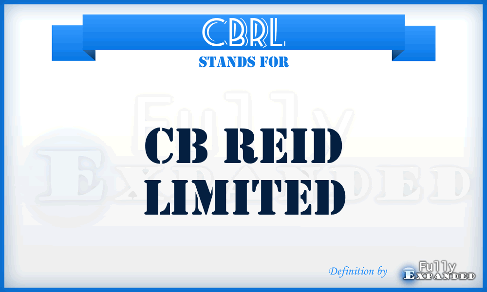 CBRL - CB Reid Limited