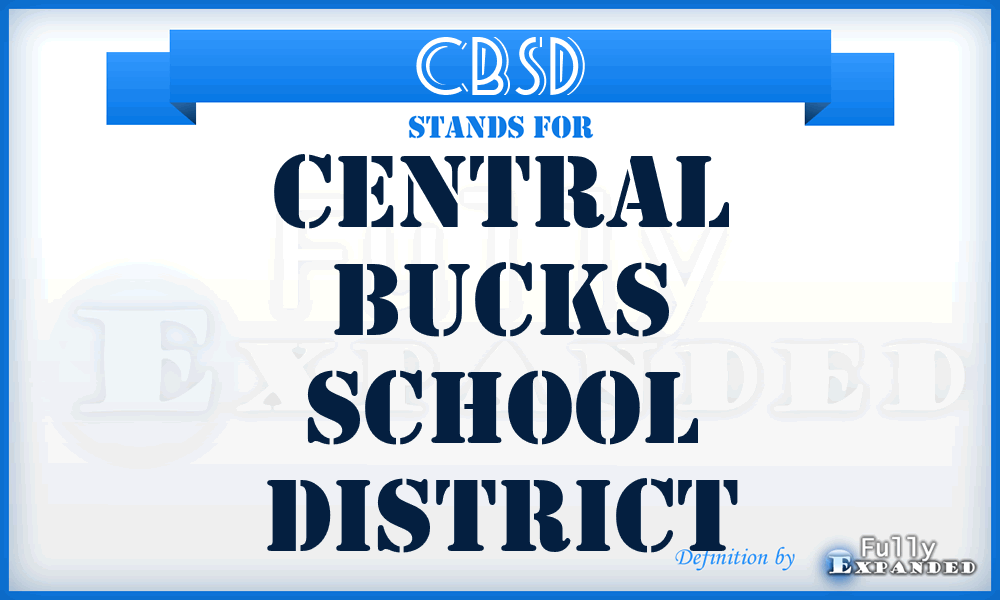 CBSD - Central Bucks School District
