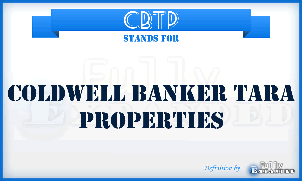CBTP - Coldwell Banker Tara Properties