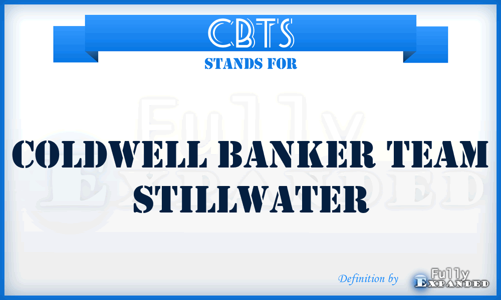 CBTS - Coldwell Banker Team Stillwater