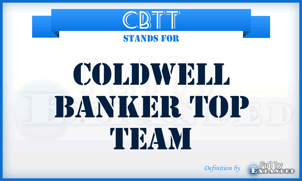 CBTT - Coldwell Banker Top Team