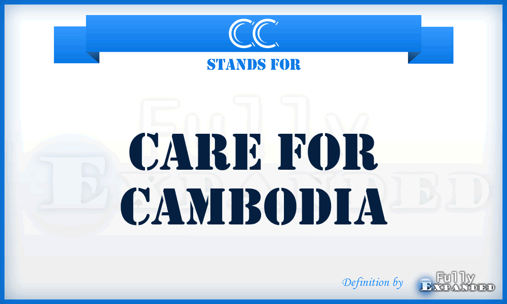 CC - Care for Cambodia