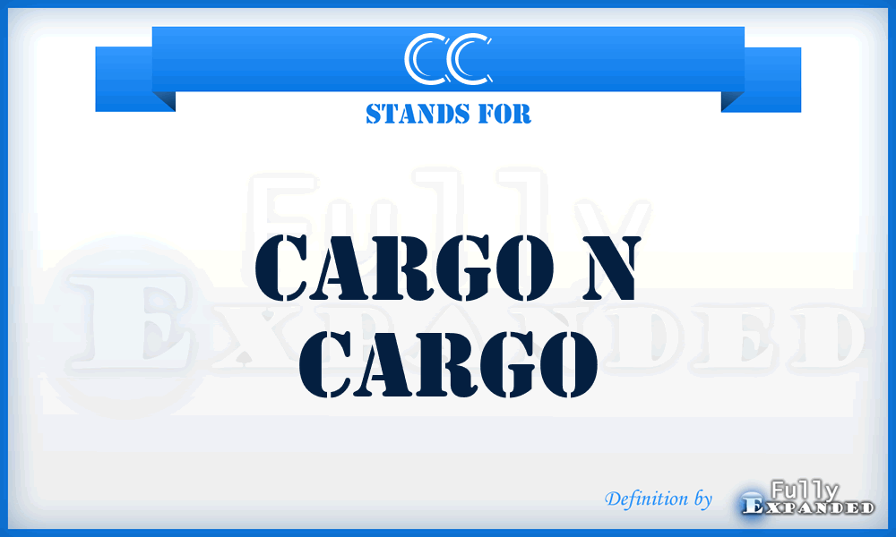 CC - Cargo n Cargo