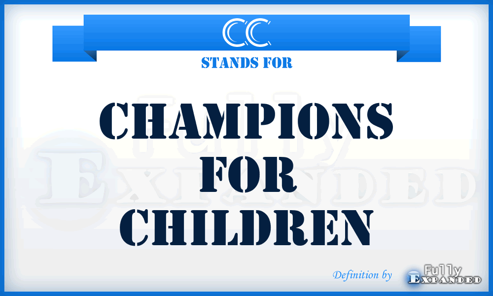 CC - Champions for Children
