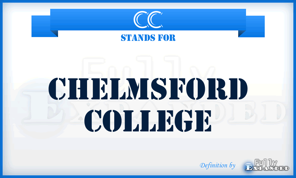 CC - Chelmsford College