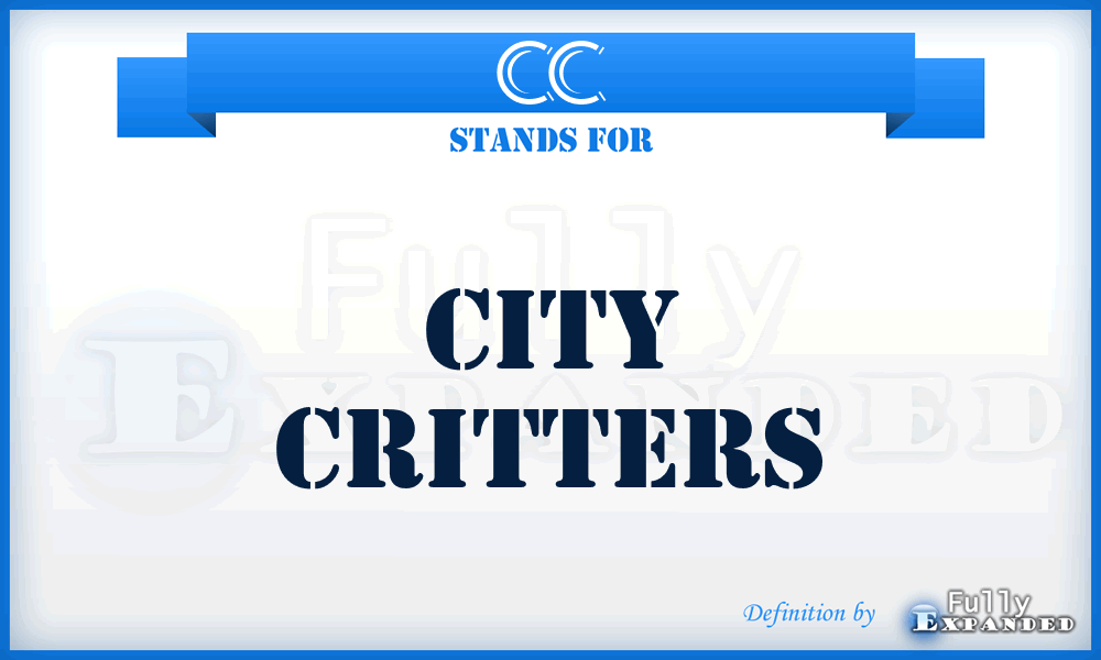 CC - City Critters