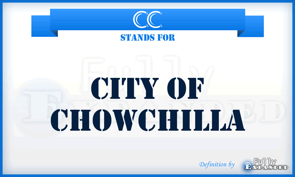 CC - City of Chowchilla