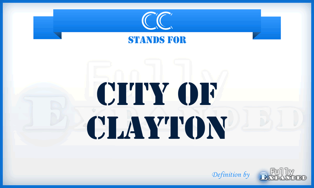 CC - City of Clayton