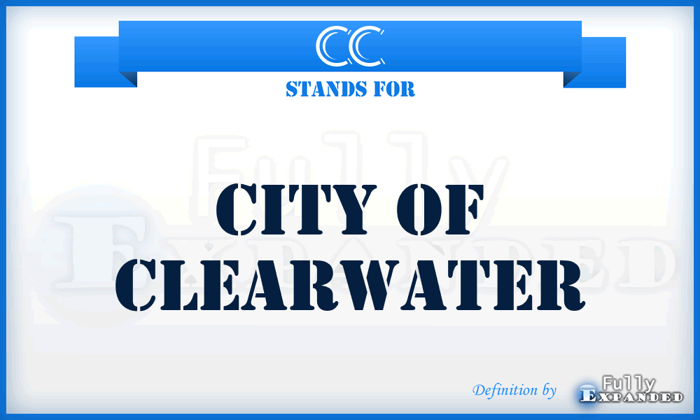 CC - City of Clearwater