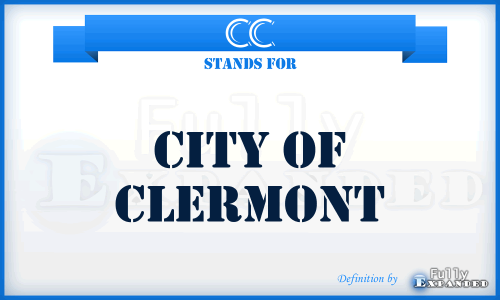 CC - City of Clermont