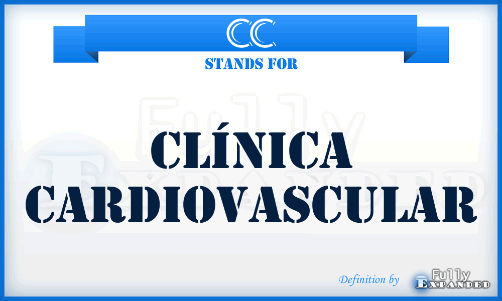 CC - Clínica Cardiovascular