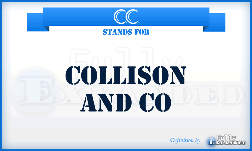 CC - Collison and Co