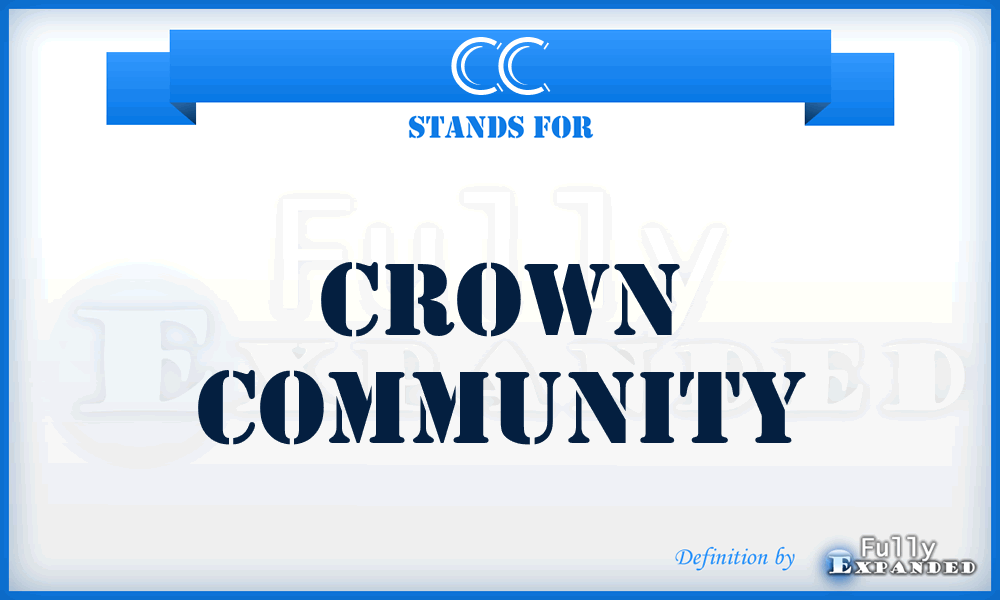 CC - Crown Community