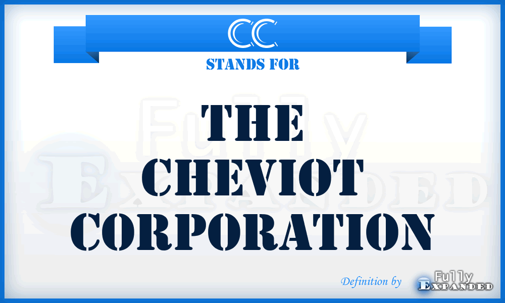 CC - The Cheviot Corporation