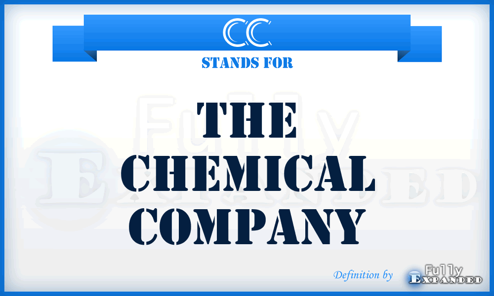 CC - The Chemical Company