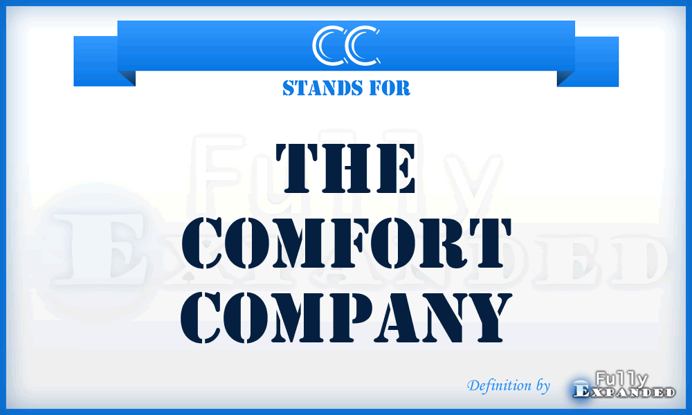 CC - The Comfort Company