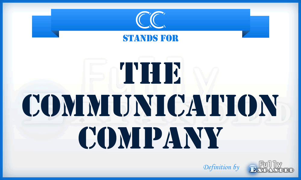 CC - The Communication Company