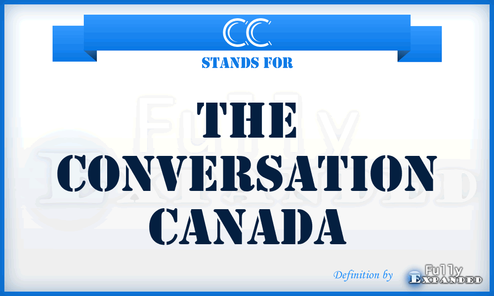 CC - The Conversation Canada